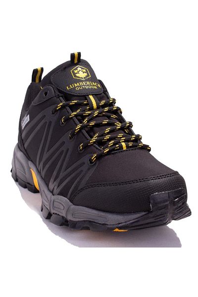 lumberjack Shellcn Black Yellow Orthopedic Outdoor Waterproof Men's Sports Shoes