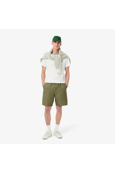 Lacoste شورت من مزيج الصوف بقصّة عادية - GH9121-00-BMY