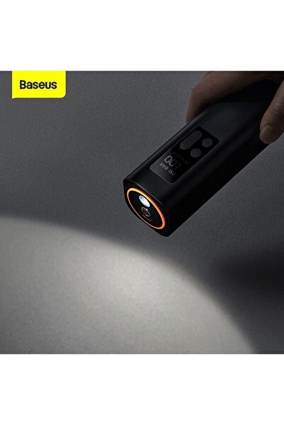 Baseus مضخة نفخ محمولة صغيرة جدًا - سوداء