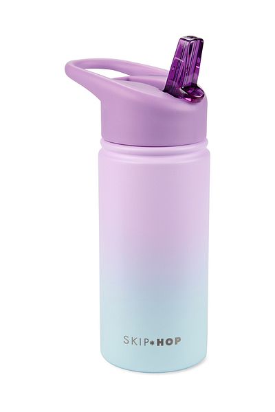 Skip Hop Wander Stainless Steel Water Bottle Purple