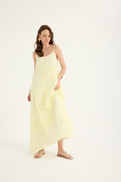 SEVİLEN Askılı Crush Elbise