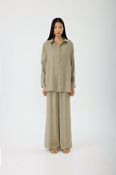 SEVİLEN Wide Leg Modal Trousers