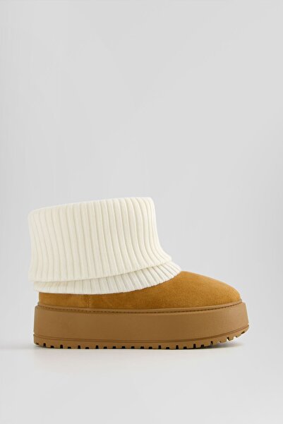 Bershka Çorap tipi platform bilekte bot