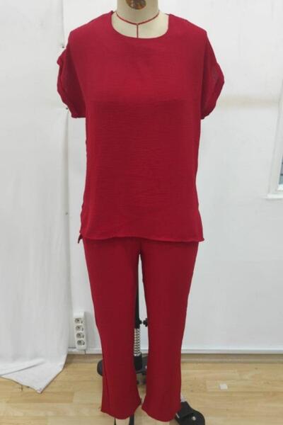 Mossta Short Sleeve Aerobin Double Suit - Red