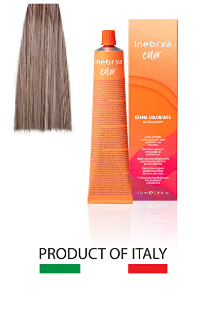Inebrya Color Profesyonel Saç Boyası 12/1 – Süper Açık Platin Sarı Ekstra Kül...