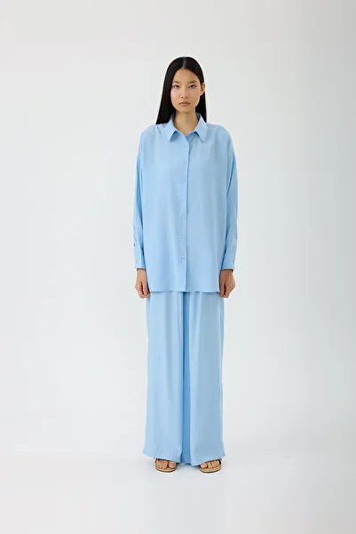 SEVİLEN Wide Leg Modal Trousers