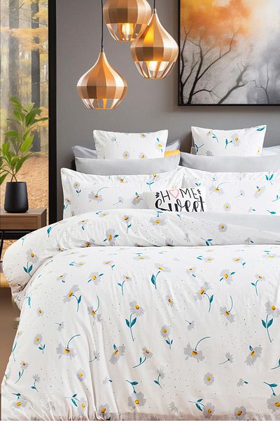 Always Double Sided Double Duvet Cover Set with Elastic Sheet