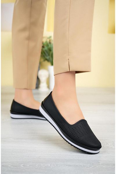 Nesil Shoes Ayzen 130 Black Anatomical Women's Shoes