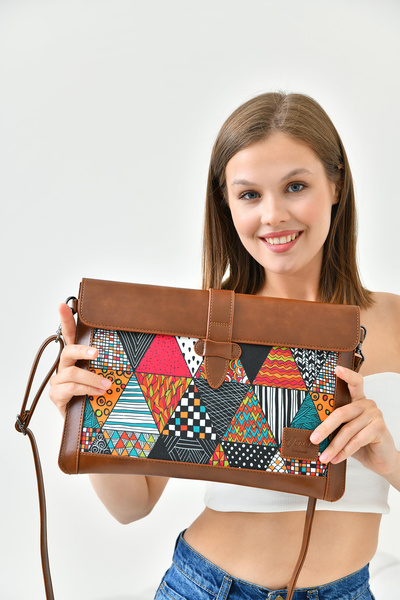 Vardo Helene Long Strap''Macbook Pro-Air 15 Inch 40X28 Leather Case and Briefcase