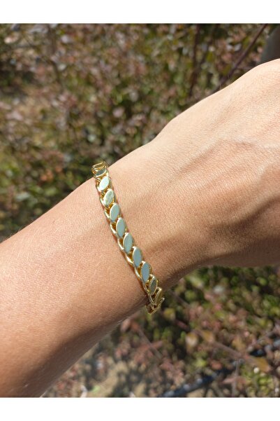 lavantebutik سوار نسائي من المجوهرات موديل Arpa مطلي بالذهب من الفولاذ 316L