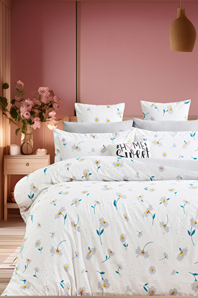 Always Double Sided Double Duvet Cover Set with Elastic Sheet