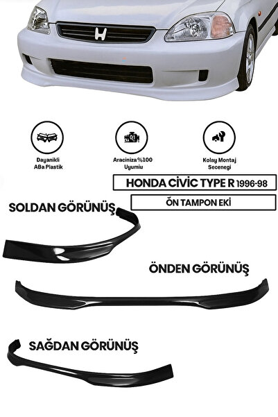 Eyüpoğlu Honda Typr Ek Honda Civic 96-98 Ies Typr Ek Ön Karlık Lip Ek Ön Ek Makyajsız Kasa