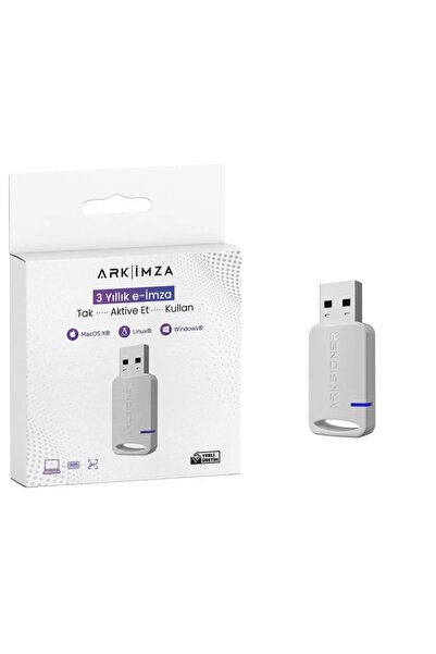 Ark Arksigner 3 Yıllık E-İmza Kolay Kurulum Ücretsiz Destek E-devlet Aktivasyon