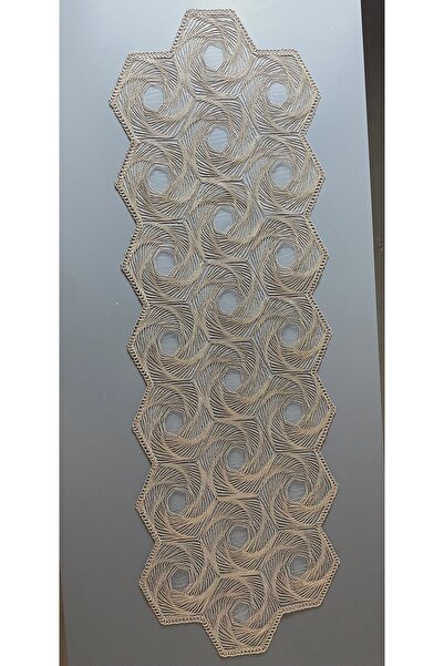 Lavanderi French Lace One Piece Runner, Table & Coffee Table Cover, Dowery Runner 115X35 cm