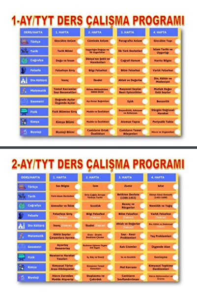 Enine Boyuna Eğitim 2026 Tyt Planlı Ders Çalışma Defteri (200 SAYFA)