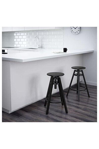 HOMHET Dalfred, Bar Taburesi, 63/74 Cm, Siyah