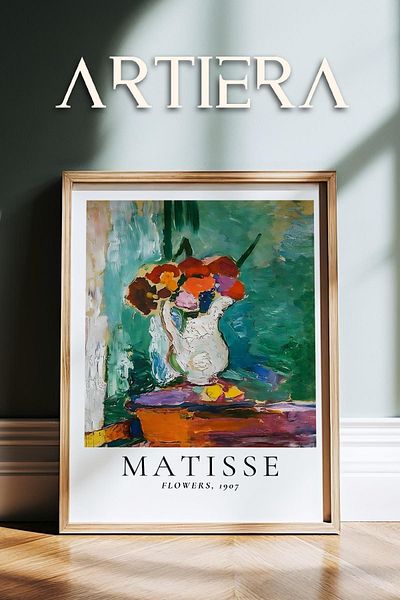 HİGUERA Henri Matisse (1869-1954) Pictură în ulei în stil modern, pictură murală înrămată din lemn natural