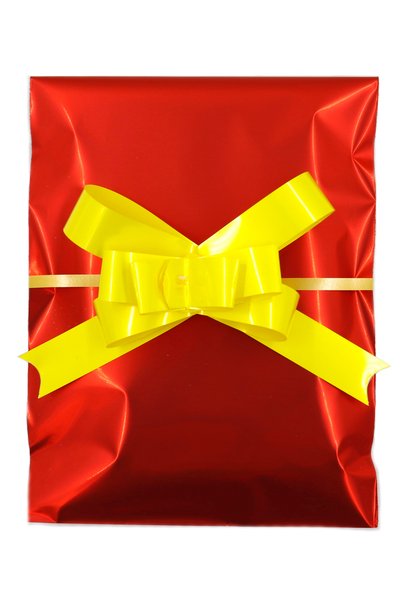 repro design Pull Bow Ornament 10 Pieces Matte Yellow