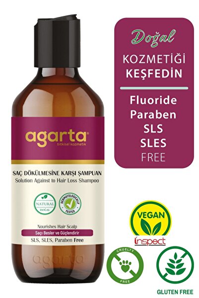 Agarta Doğal Saç Dökülmesine Karşı Şampuan 400 ml
