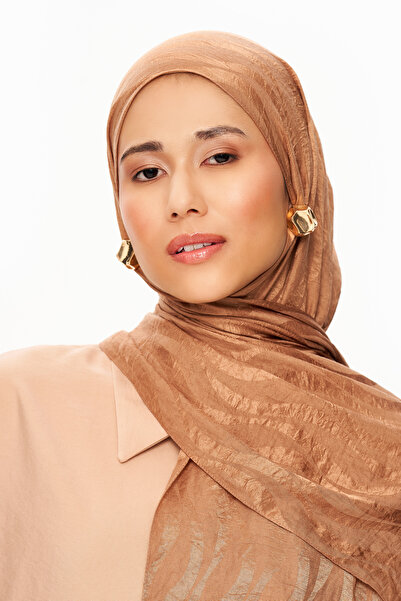 MOISCARF Σάλι Sable Drift Premium Jacquard μουσταρδί