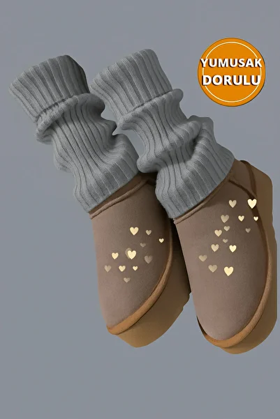 EMKA GİYİM 100% Acrylic Premium Knitwear Knit Leg Warmer Foot Warmer Leggings