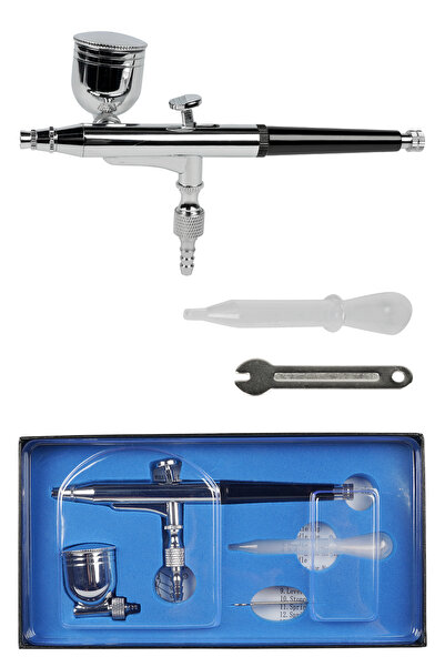 Vorgens 132 Çift Etkili Airbrush Mini Boya Tabancası - Tırnak Model Araç Boyama İçin