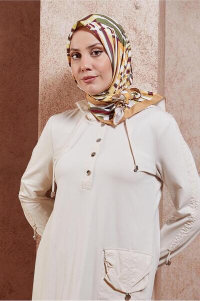 Alvina ALVINA 8425 موديل وشاح - نمط عصا