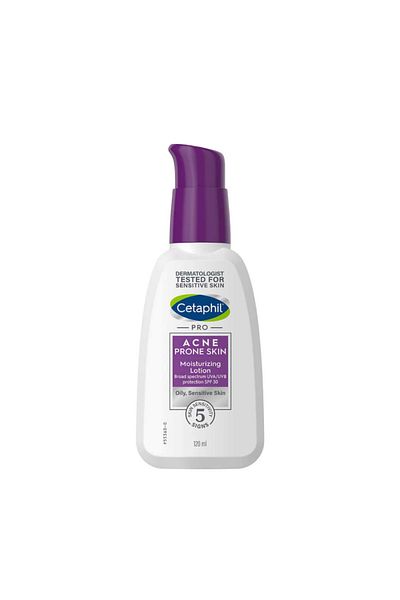 Cetaphil Pro Acne-Prone Skin Moisturizing Lotion SPF 30 - 120 ml, Oil and Fragrance-free