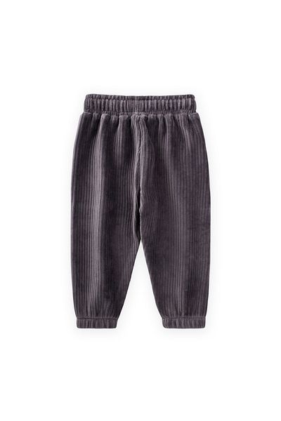 Cigit Smoked Color Corduroy Jogger Pants for Ages 1-10