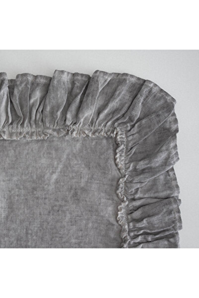 Ecocotton Miranda Double Duvet Cover Set 100% Linen Gray 200x220 Cm