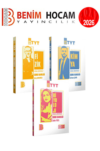 Benim Hocam Yayınları Benim Hocam 2026 Yks Tyt Fizik Kimya Biyoloji Soru Bank...
