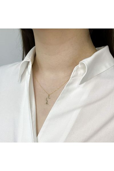 Bijuteria SORELLY Lant Aur 14k Formula Chimica Acetilcolina - Memorie, Invatare