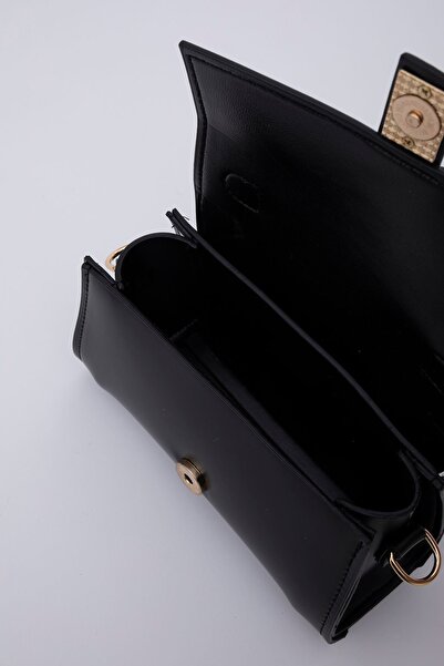 KISCHE Faux Leather Snap Fastener Adjustable Strap Women's Hand, Arm and Shoulder Bag Ksch-502