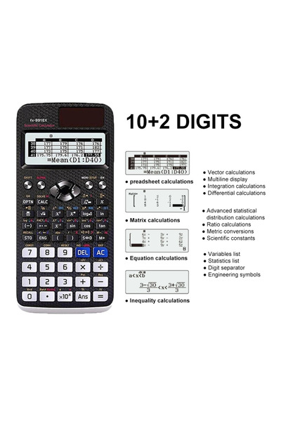 Choice 1PCS FX-991ES Multifunctional science function calculator-552function Specially designed for student