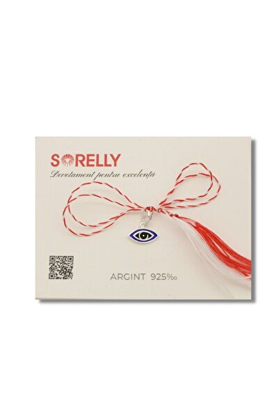 Bijuteria SORELLY Martisor Silver Pendant Evil Eye Blue