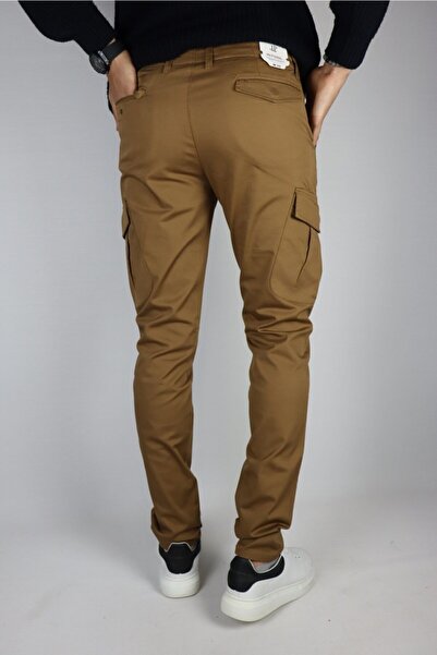 inpool Ανδρικό παντελόνι Gabardine Cargo - 21inp207