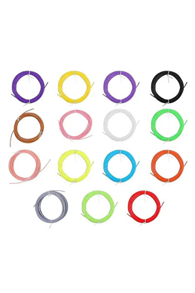 Robotistan 10 Farklı Karışık Renk PLA Filament - 3m