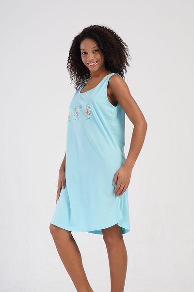 Vienetta Secret Vienetta cotton house dress large sizes Roses