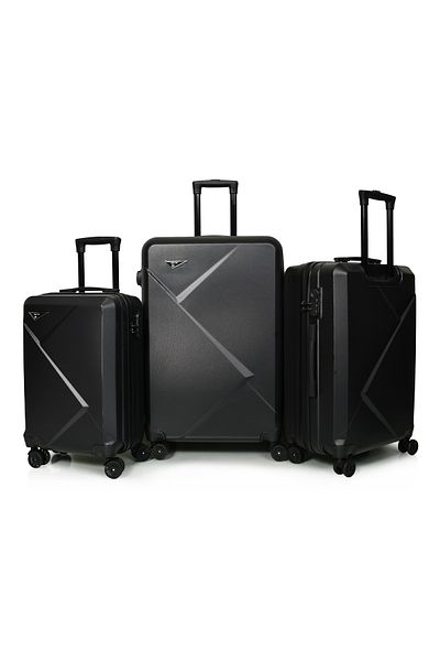 MORANO Murano 3 Piece Unisex Luggage Set 28" - 24" - 20".