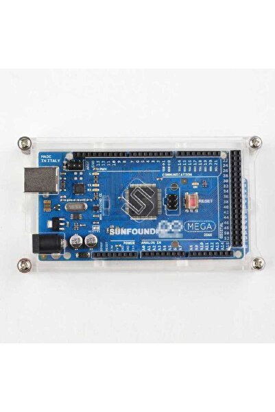 Robotistan Arduino MEGA 2560 R3 Pleksi Kutu - Plexi Box for Arduino
