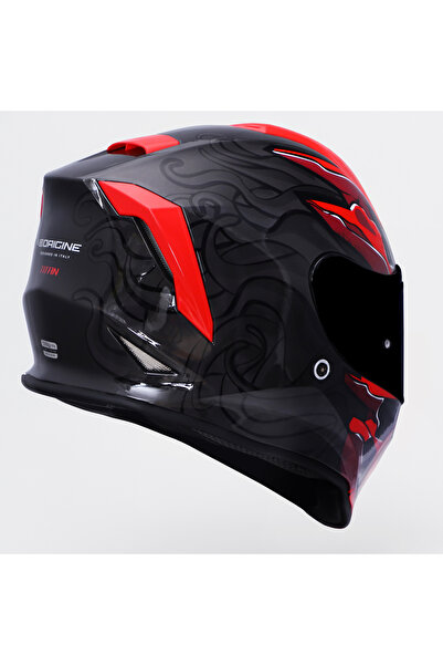 Origine Dinamo Titan Siyah-Antrasit-Kırmızı Kask