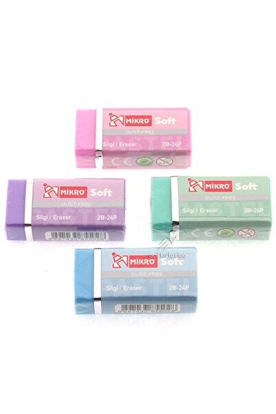 Mikro 2B-24P Pastel Silgi