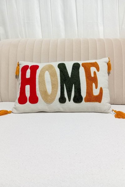 e-Bizz Store 1 husă pentru pernă cu broderie și model pentru casă