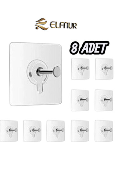 elfnur Yapışkan Çerçeve Resim Askısı Yapışkanlı Askı Paslanmaz Çelik Mutfak Banyo Ev Duvar Dekoru