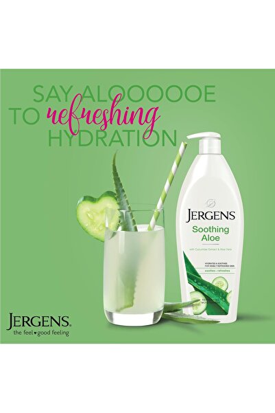 Jergens Soothing Aloe Body Lotion 400ml – Hydration & Skin Soothing Care