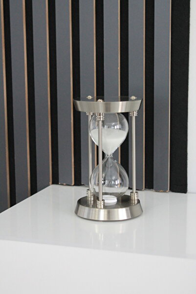 Gold home design Metal Kum Saati Orta Boy 16 cm Eskitme