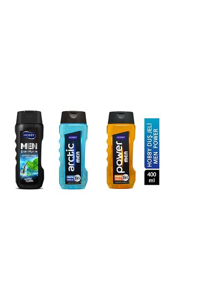 Hobby Menthol Shampoo and Shower Gel Effective Against Dandruff 2 Pieces