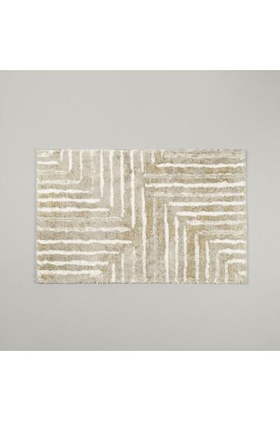 Linens Stria 60X100 cm Bath Mat Latte
