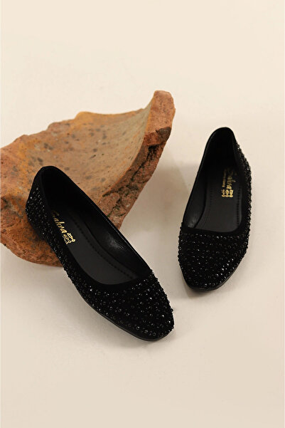 Jackers Чорний камінь дизайн тонкий каблук жіночі повсякденні туфлі Babette домашні Babette