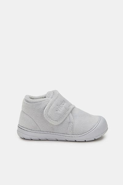 Vicco Comfortable Gray Slippers for Unisex Children and Baby - Color Basic Model